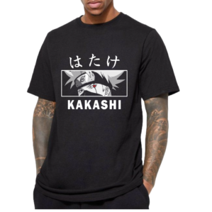 men’s oversized t-shirt kakashi  printed