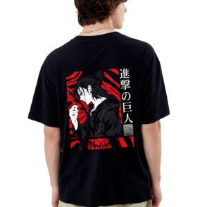 Men’s oversized anime printed t-shirt